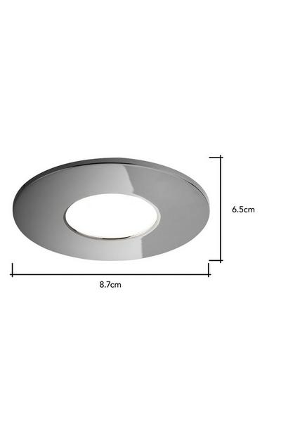 BHS Lighting Black Nate Circular Fire Rated Spot Light