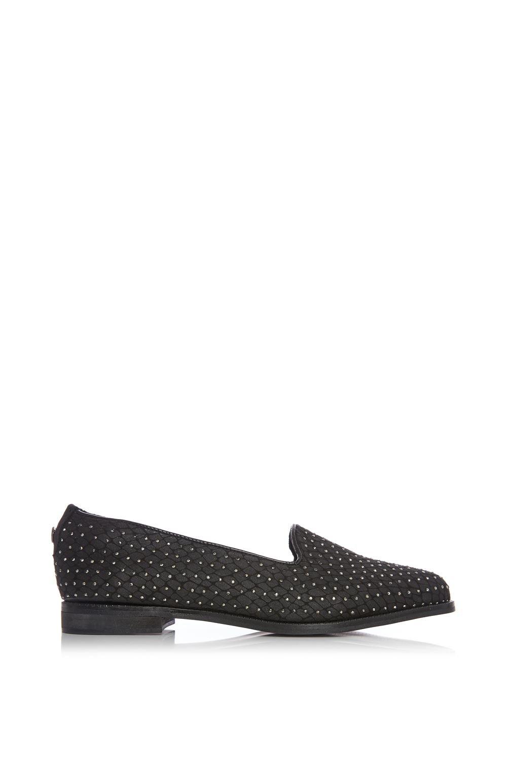 Flats | 'Emmas' Alcantara Loafers | Moda In Pelle