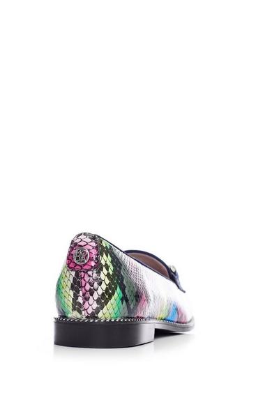 Moda In Pelle Multi 'Waylen' Snake Print Leather Ballet Pumps