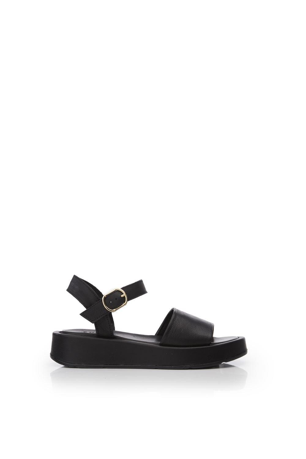 Sandals | 'Sh Mirella' Leather Flatforms | Moda In Pelle