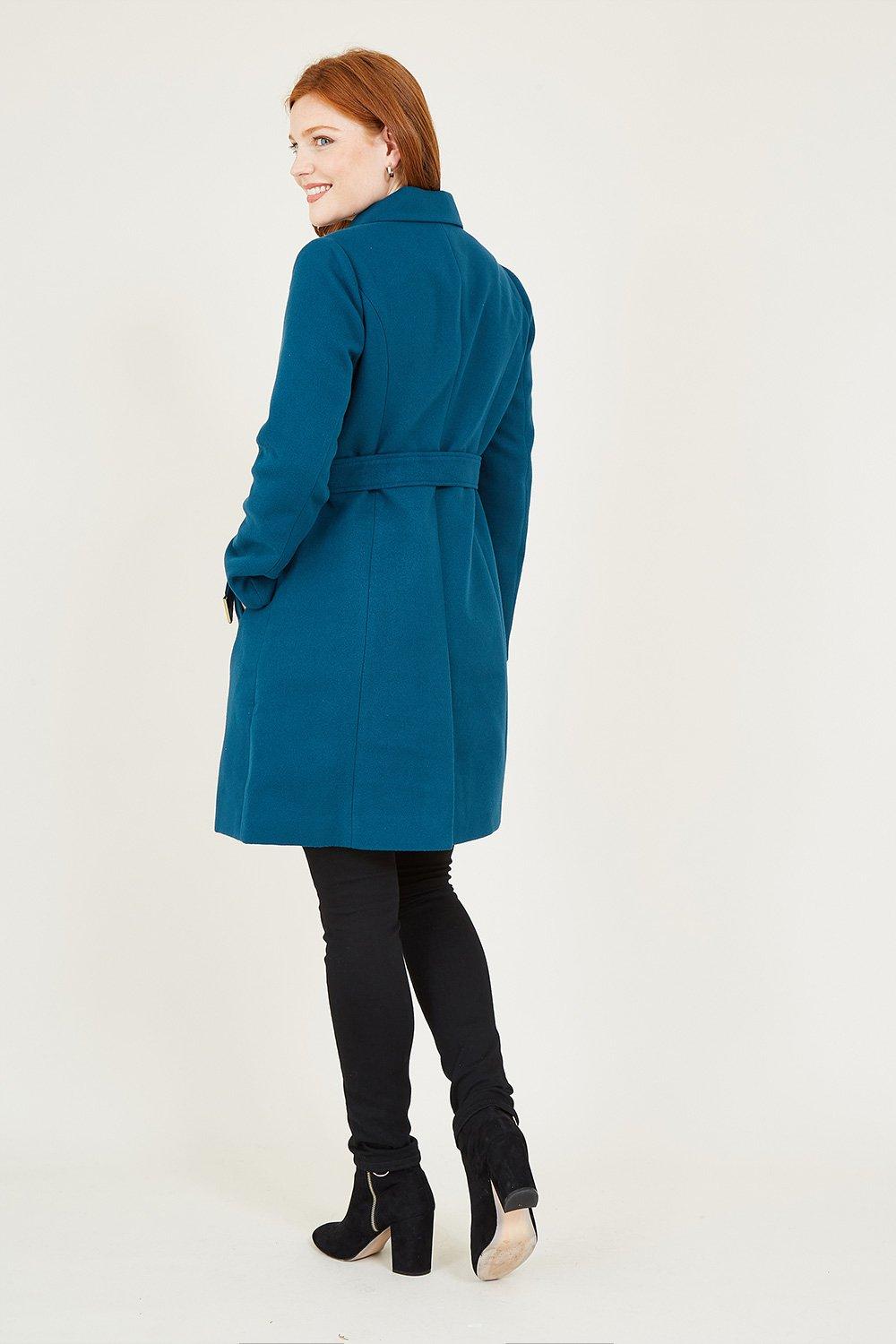 ladies teal coat