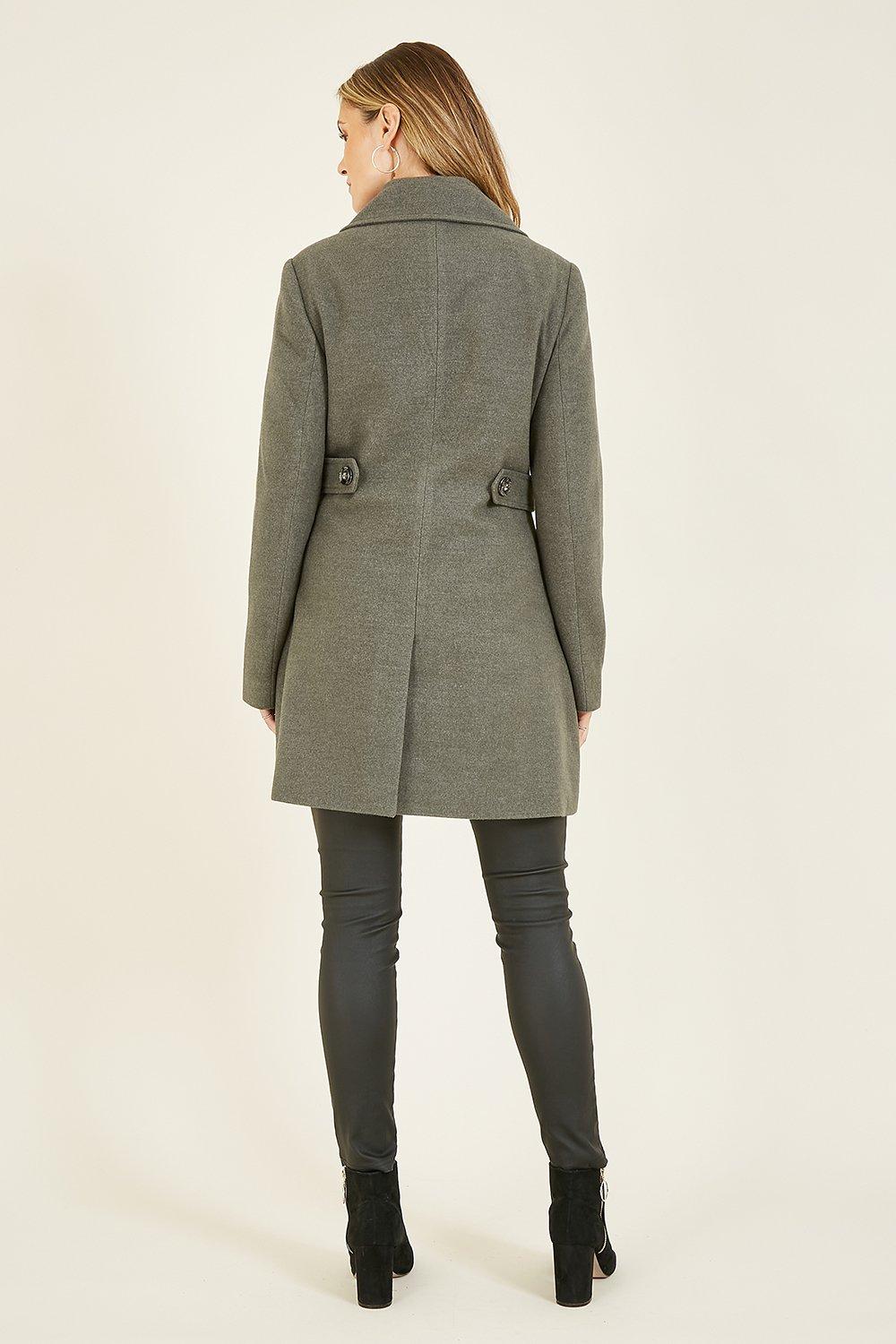 womens grey coat