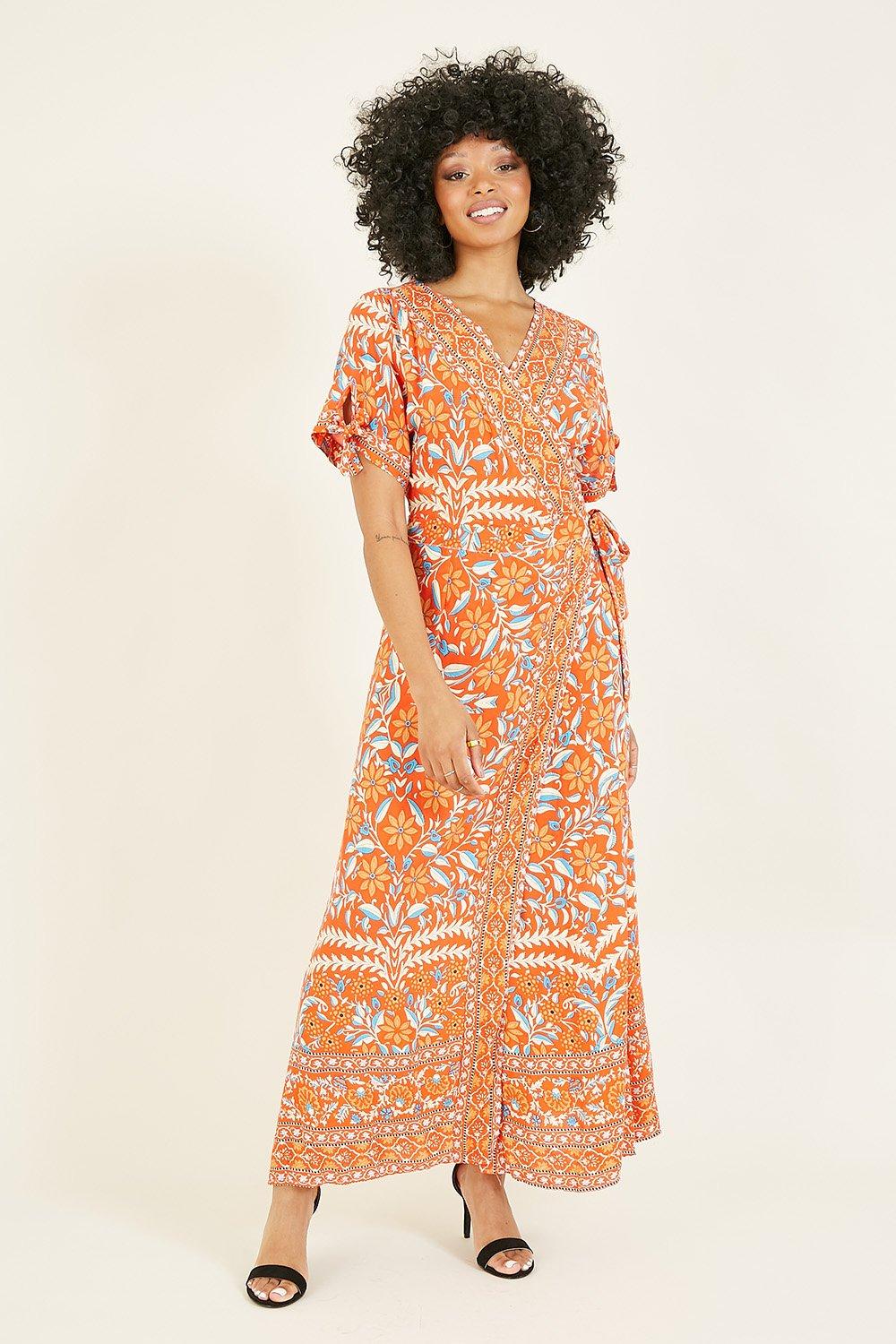 dress with oranges