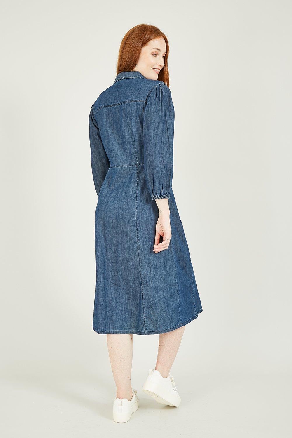 denim pinafore dress debenhams