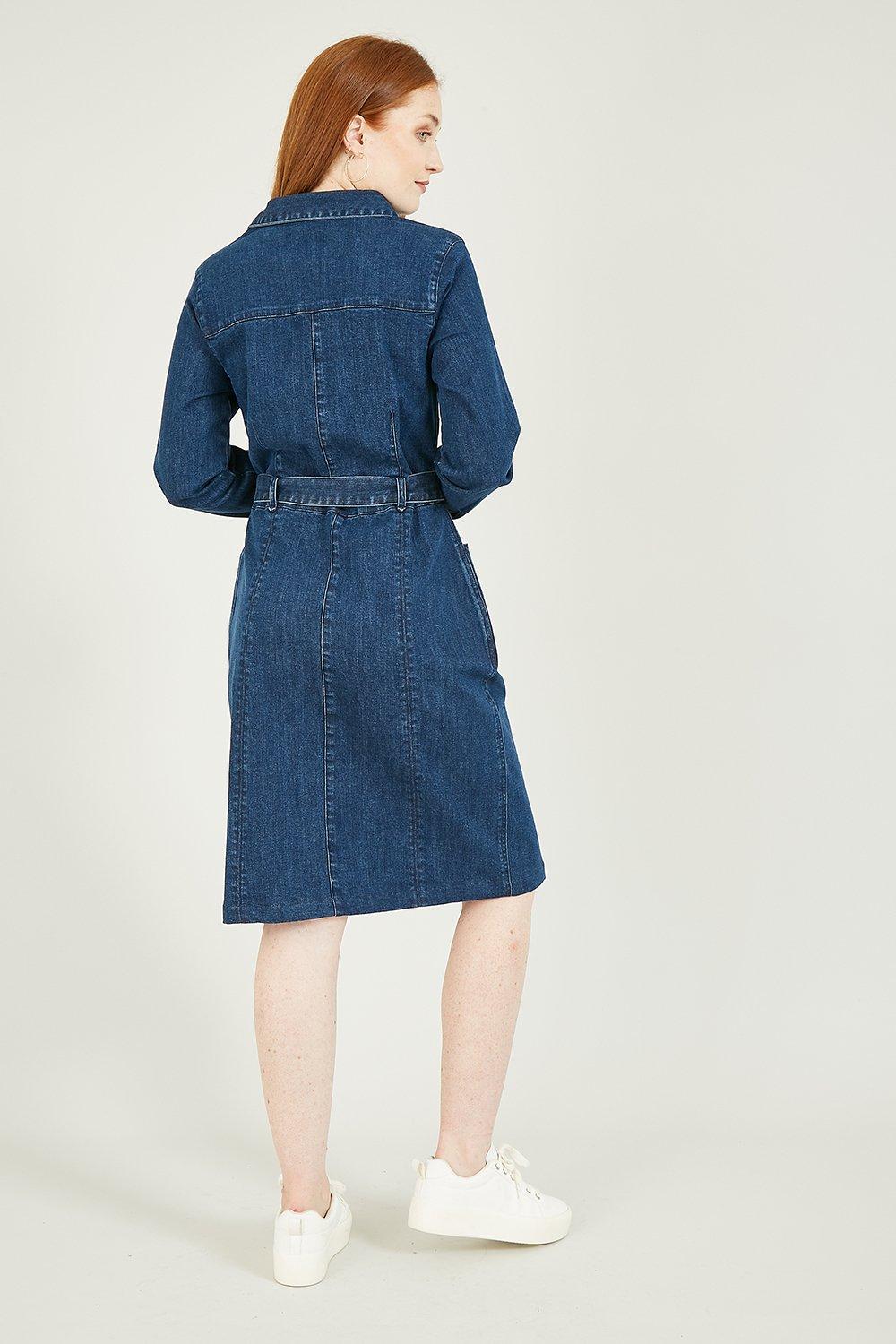 denim pinafore dress debenhams