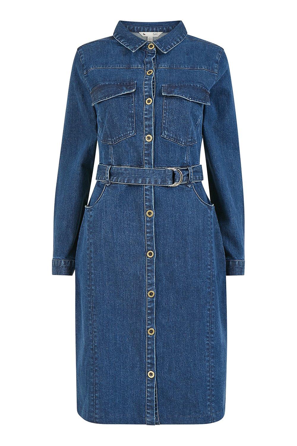 denim pinafore dress debenhams