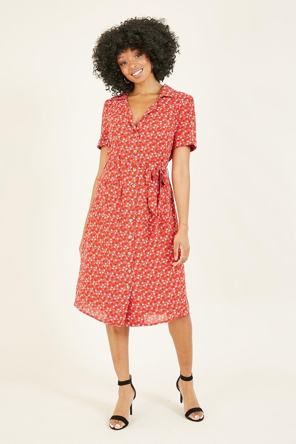 coast red dress debenhams