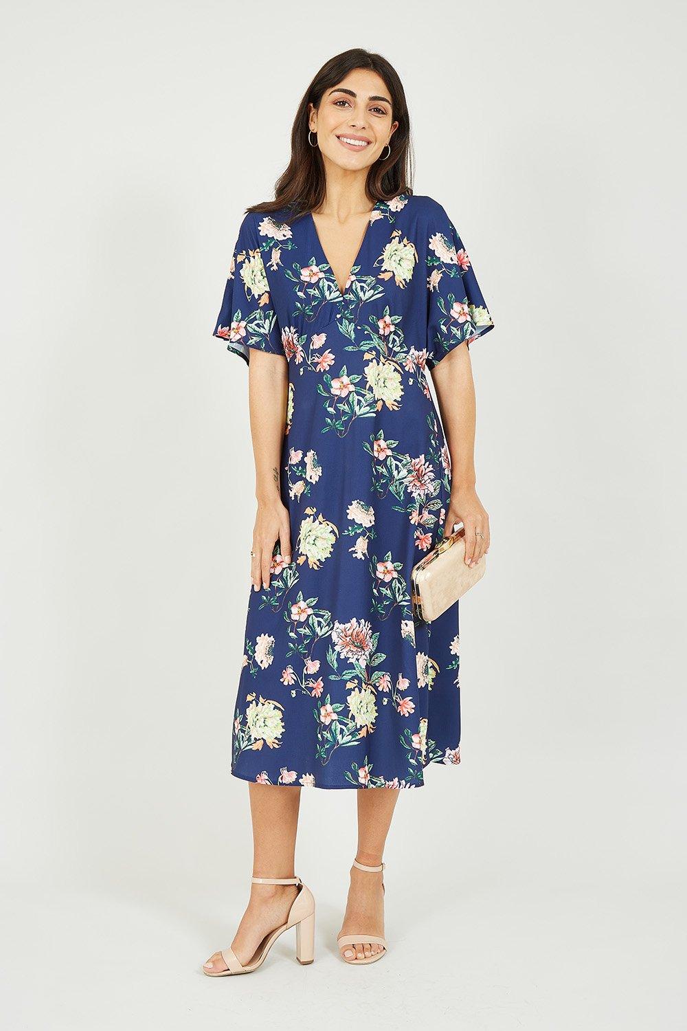 debenhams white floral dress