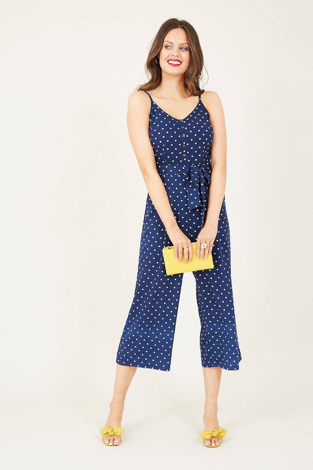 debenhams polka dot jumpsuit