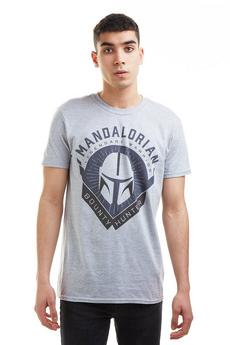Mandalorian Grey Bounty Hunter Cotton T-shirt