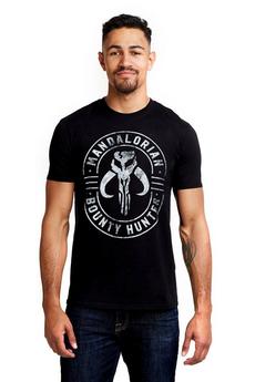 Mandalorian Black Emblem Cotton T-shirt