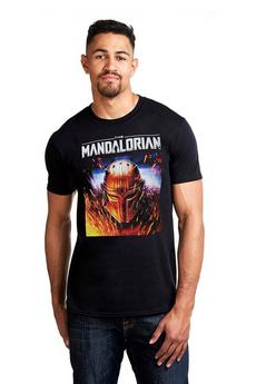 Star Wars Black Mandalorian Armorer Cotton T-Shirt