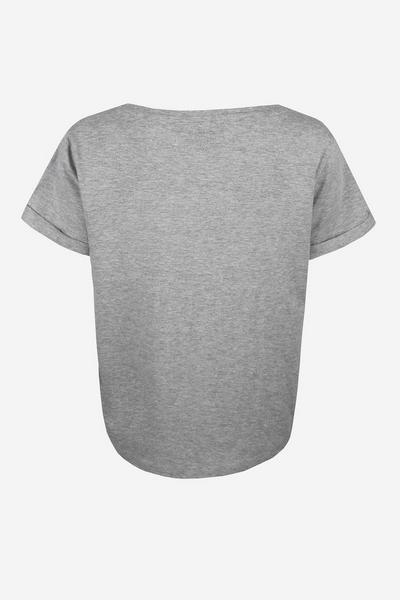 Disney Grey Mickey Mouse Rainbow Womens T-shirt