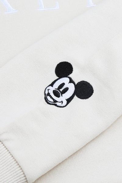 Disney Stone Mickey Mouse Multi Title Emb Womens Pullover Hoodie