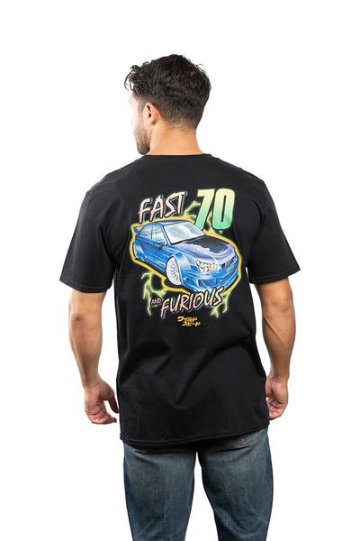 Petrol Heads Black Fast & Furious 70 Mens T-Shirt