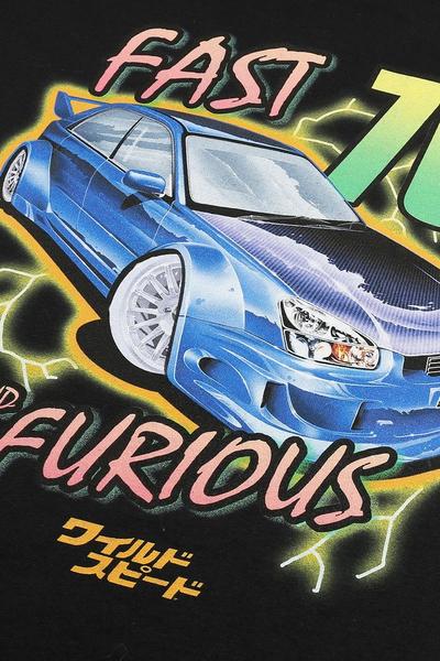 Petrol Heads Black Fast & Furious 70 Mens T-Shirt