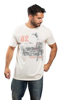 Knight Rider Beige Knight Rider 82 Cotton T-shirt