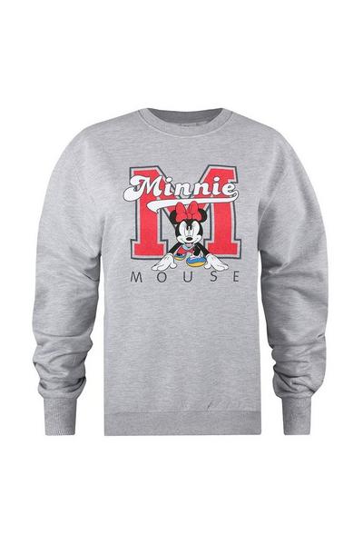 Disney Grey Minnie Mouse Sports Cotton Sweatshirt