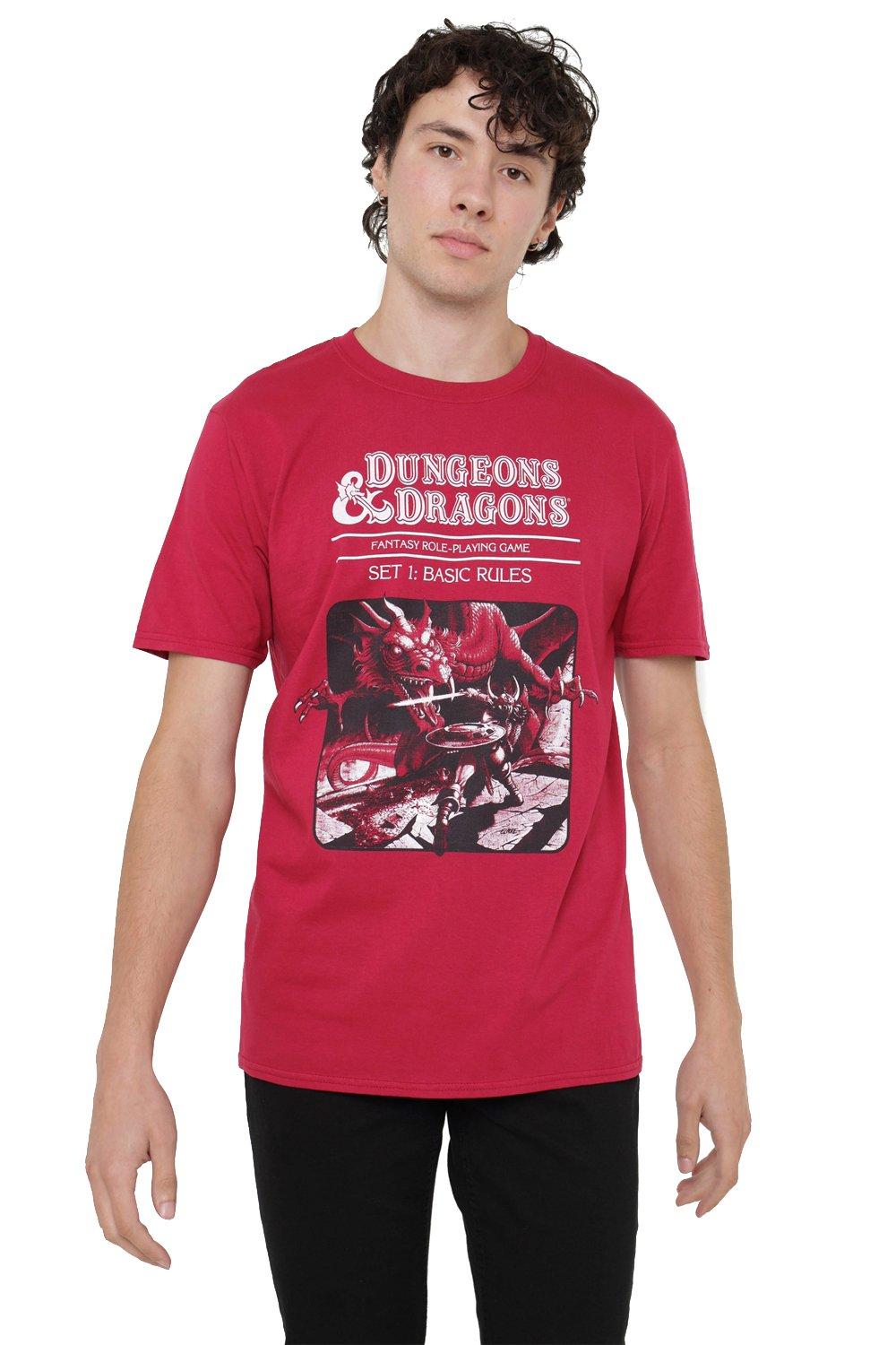 Dungeons & Dragons Red Box Mens T-Shirt | Debenhams