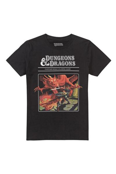 Dungeons & Dragons Black Red Dragon Original Mens T-Shirt