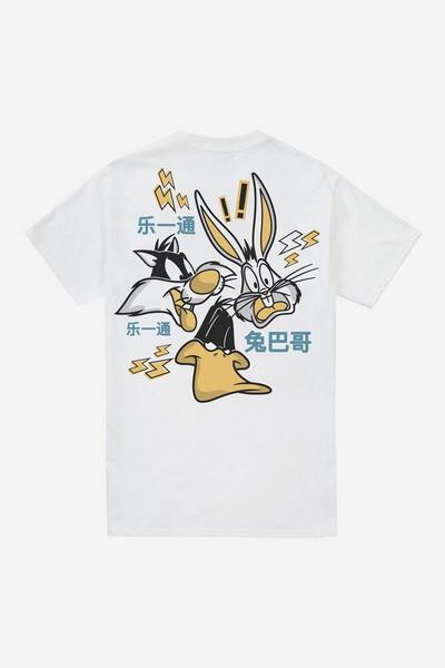 Looney Tunes White International Mens T-Shirt