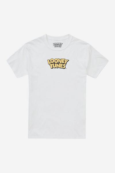 Looney Tunes White International Mens T-Shirt