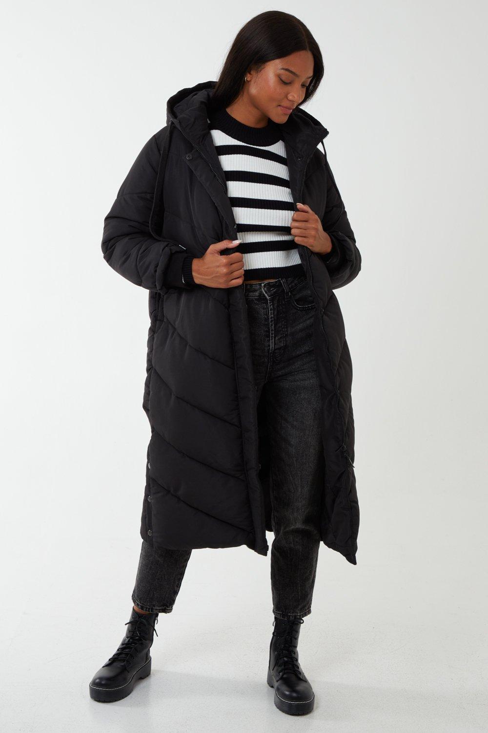 longline puffer coat ladies