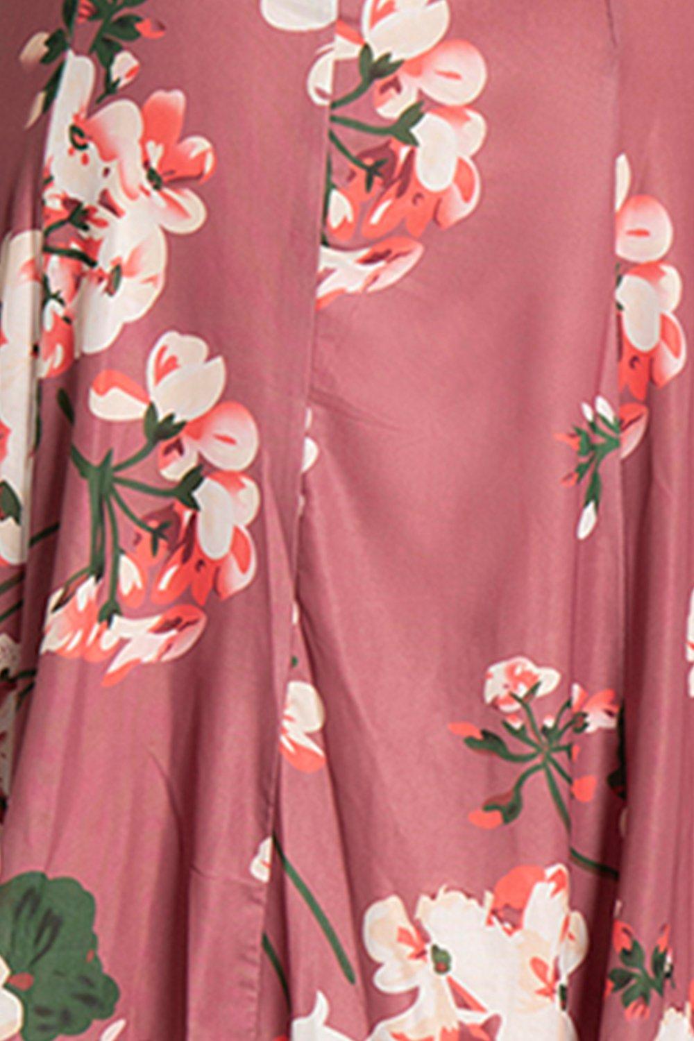 Jolie Moi - Bellona Fit & Flare Mesh Dress - Light Pink - Size 12