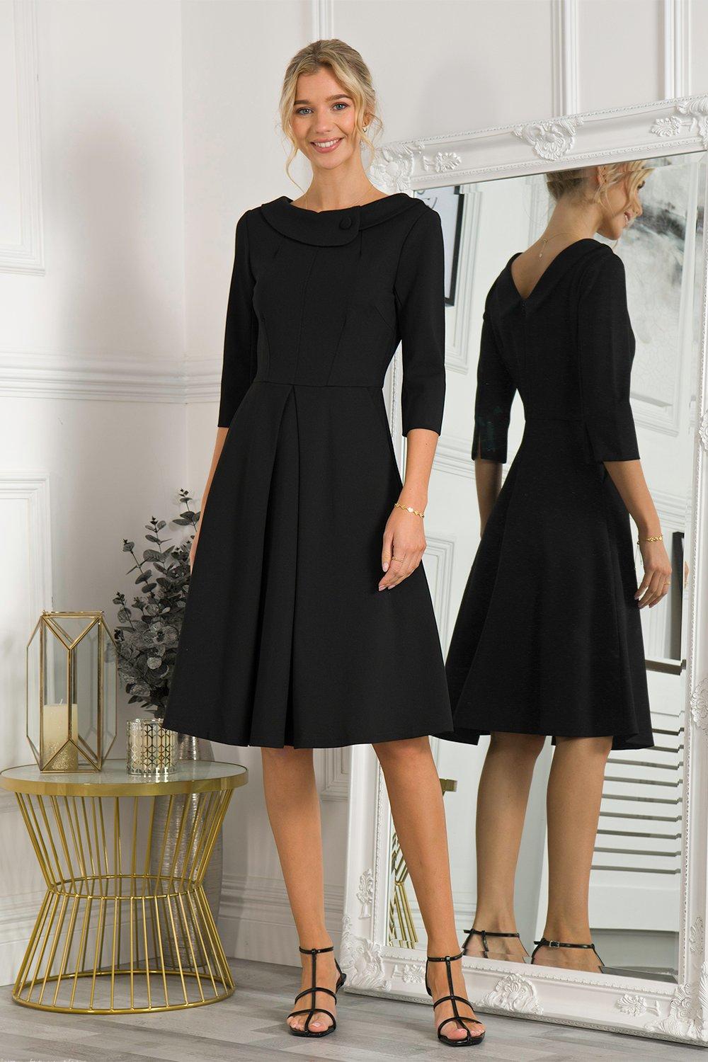 Jolie Moi Sloan 3/4 Sleeve Midi Dress | Debenhams