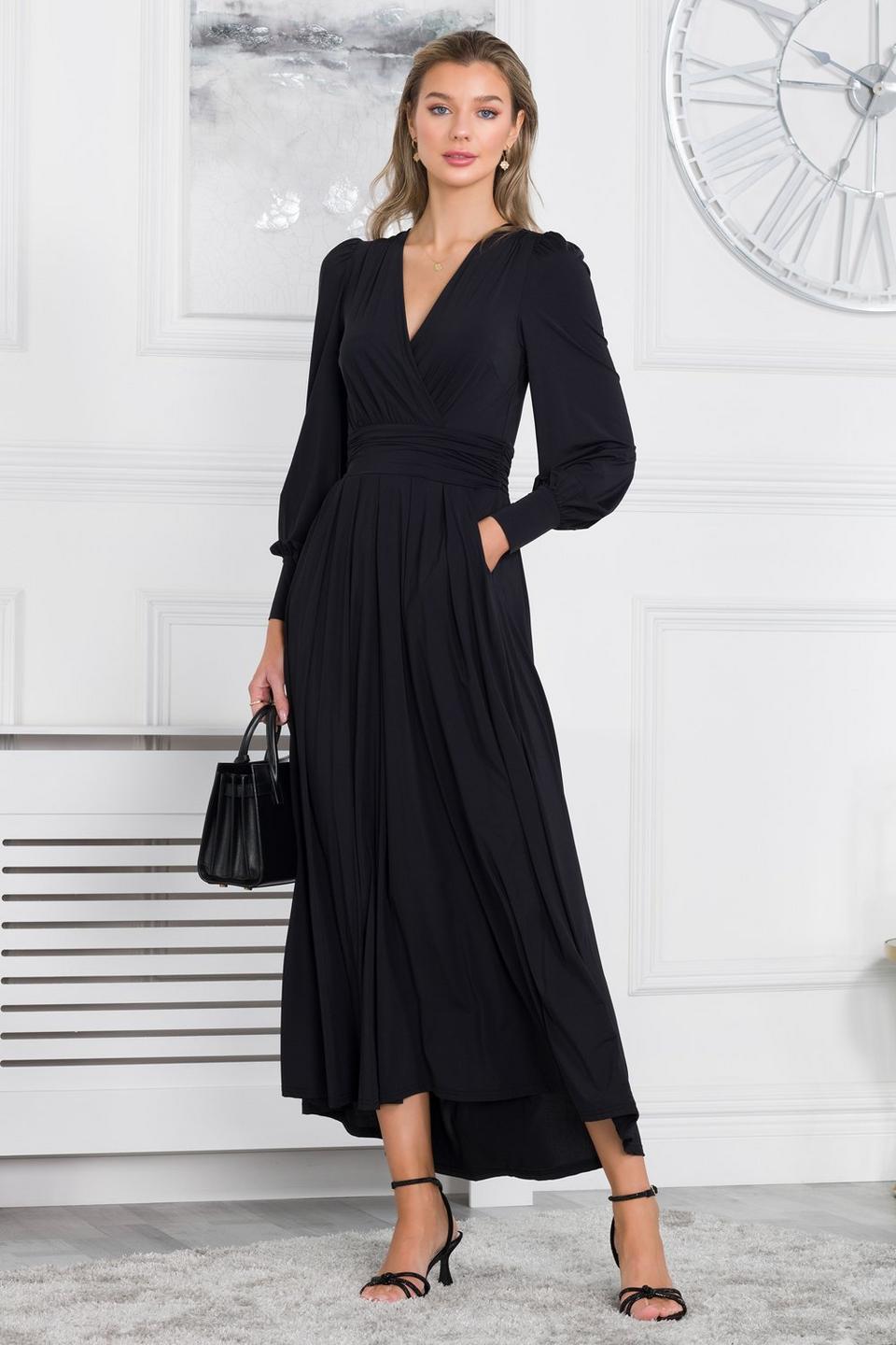 Dresses | Rashelle Jersey Long Sleeve Maxi Dress | Jolie Moi