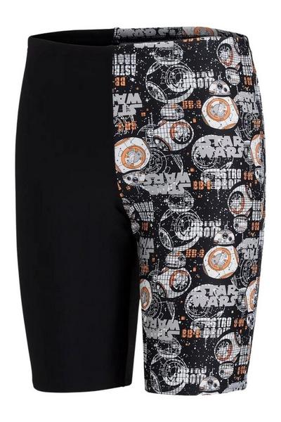 Speedo Black Star Wars Allover Jammer - Black