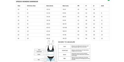 Speedo Black Placement Laneback Swimuit - Black/Pink