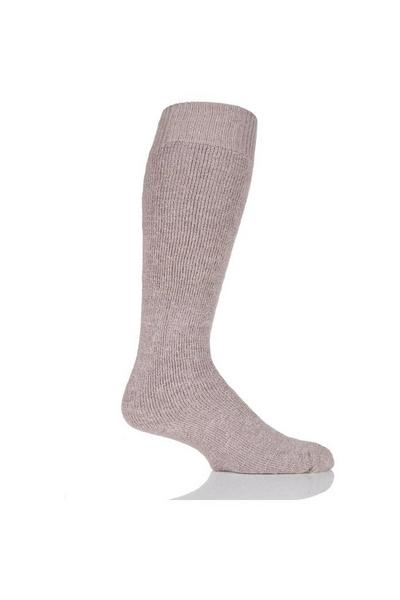 SOCKSHOP of London Tan 1 Pair Mohair Knee High Socks With Cushioning