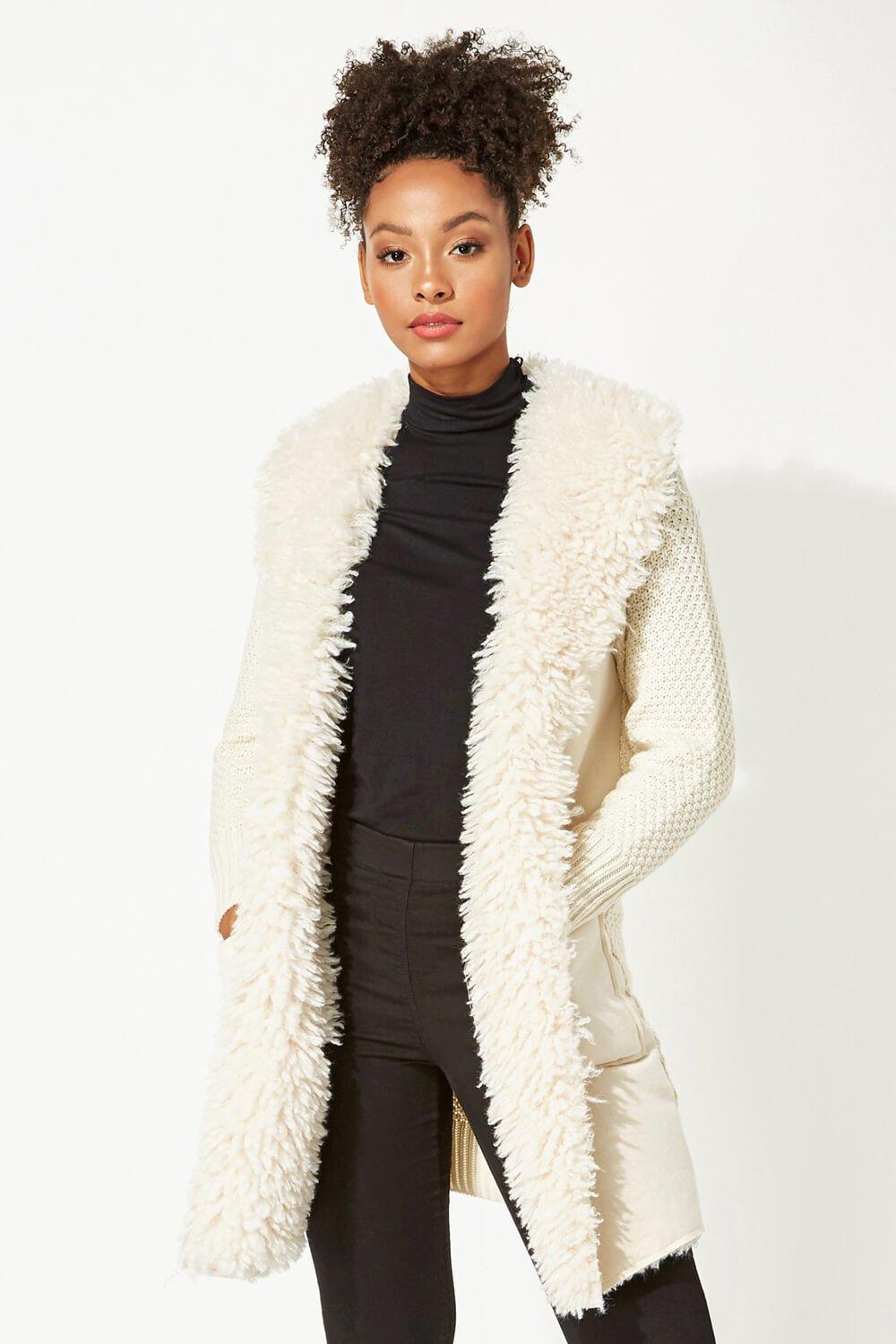 shearling coat womens