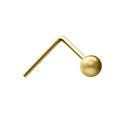 Jewelco London Gold 9ct Gold Ball Nose Stud 2mm
