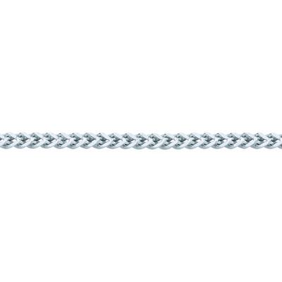 Jewelco London Silver Silver Franco 3D Curb Necklace 5mm 24"