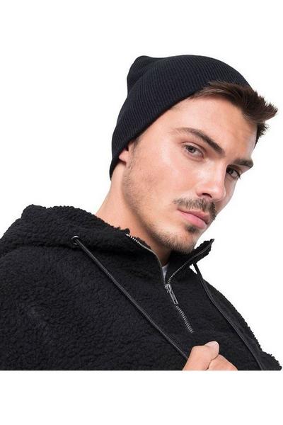 Yupoong Black Flexfit Heavyweight Standard Beanie Winter Hat