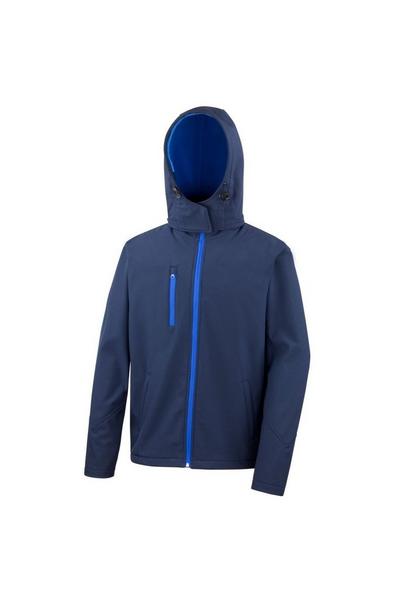 Result Navy Core Lite Hooded Softshell Jacket