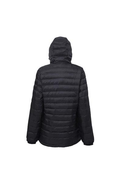 2786 Black Hooded Water & Wind Resistant Padded Jacket