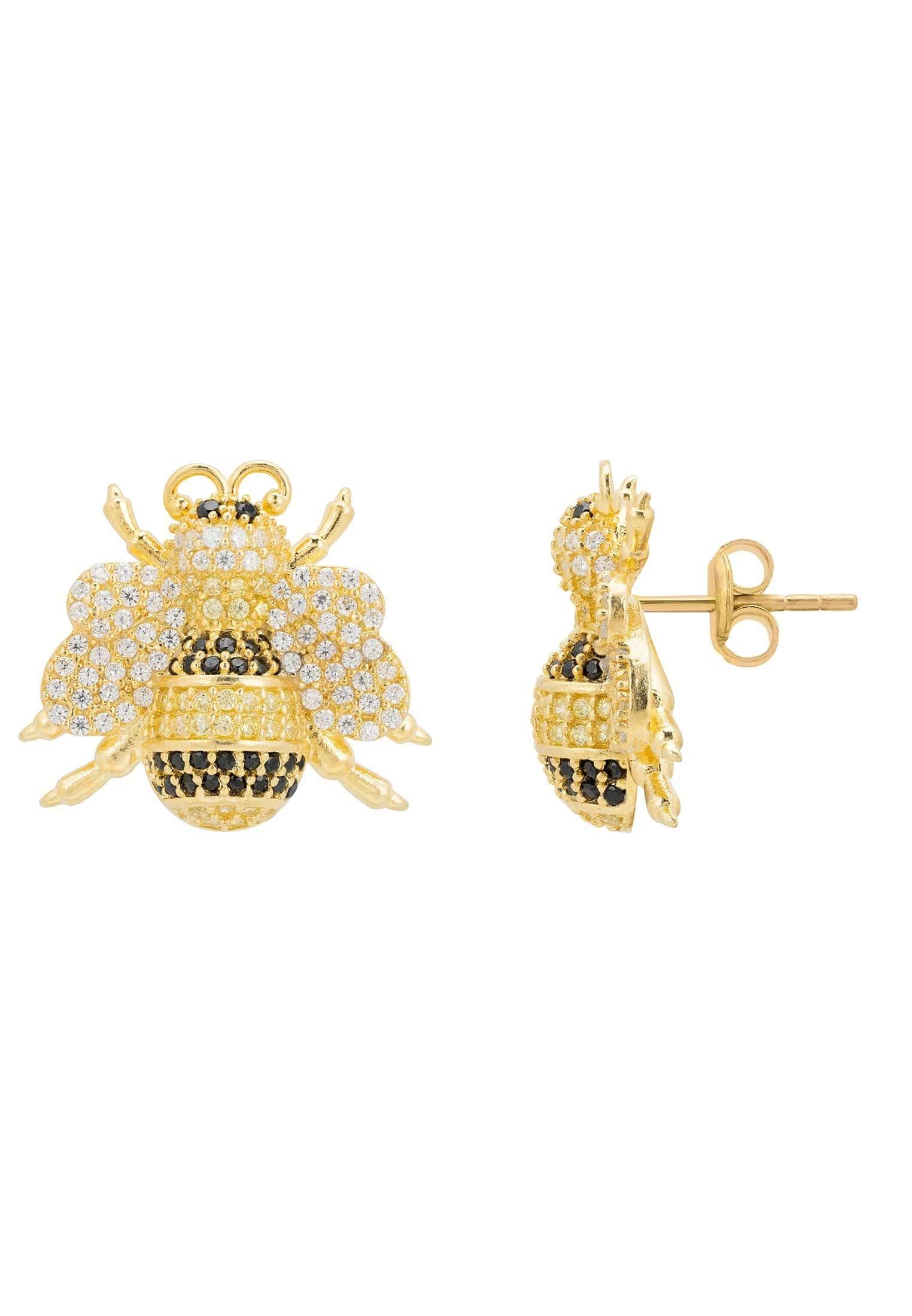 debenhams gold stud earrings