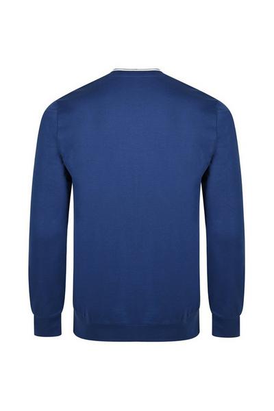 Umbro Navy England Classic Contrast Rib Long Sleeve T-shirt