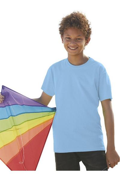 Fruit of the Loom Blue Original Short Sleeve T-Shirt