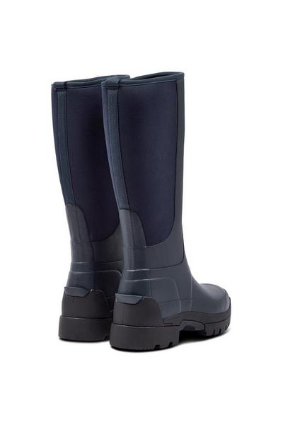 Hunter Navy 'Balmoral Hybrid Tall' Wellington Boots