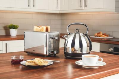 Swan Silver 2 Slice Toaster
