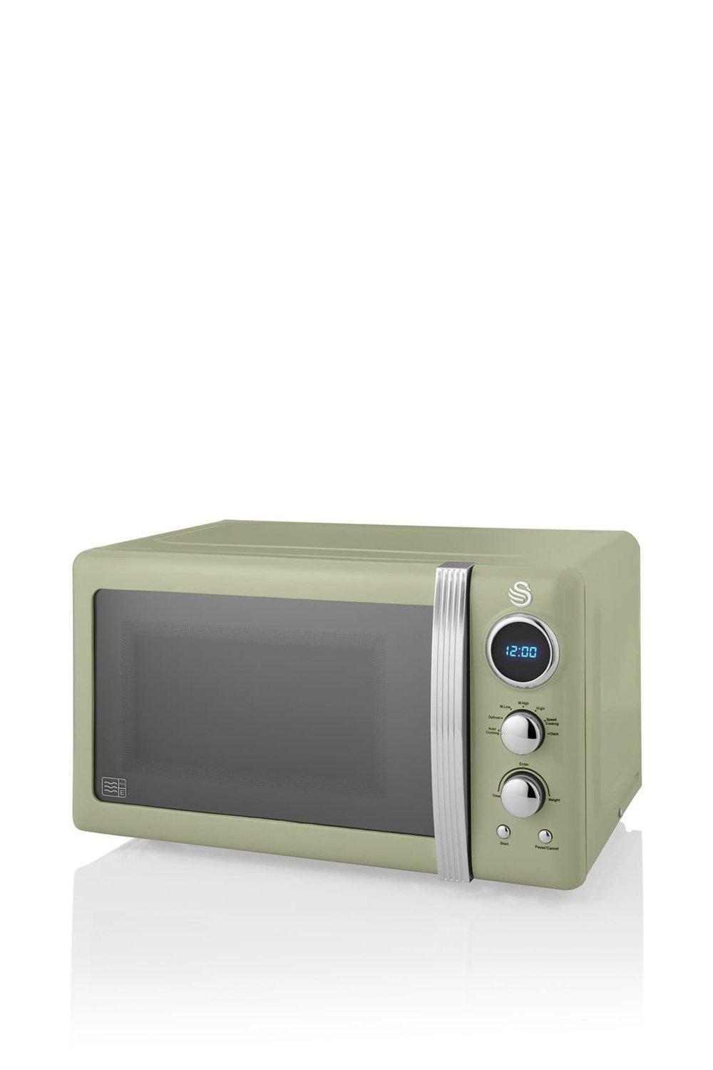 swan retro green microwave