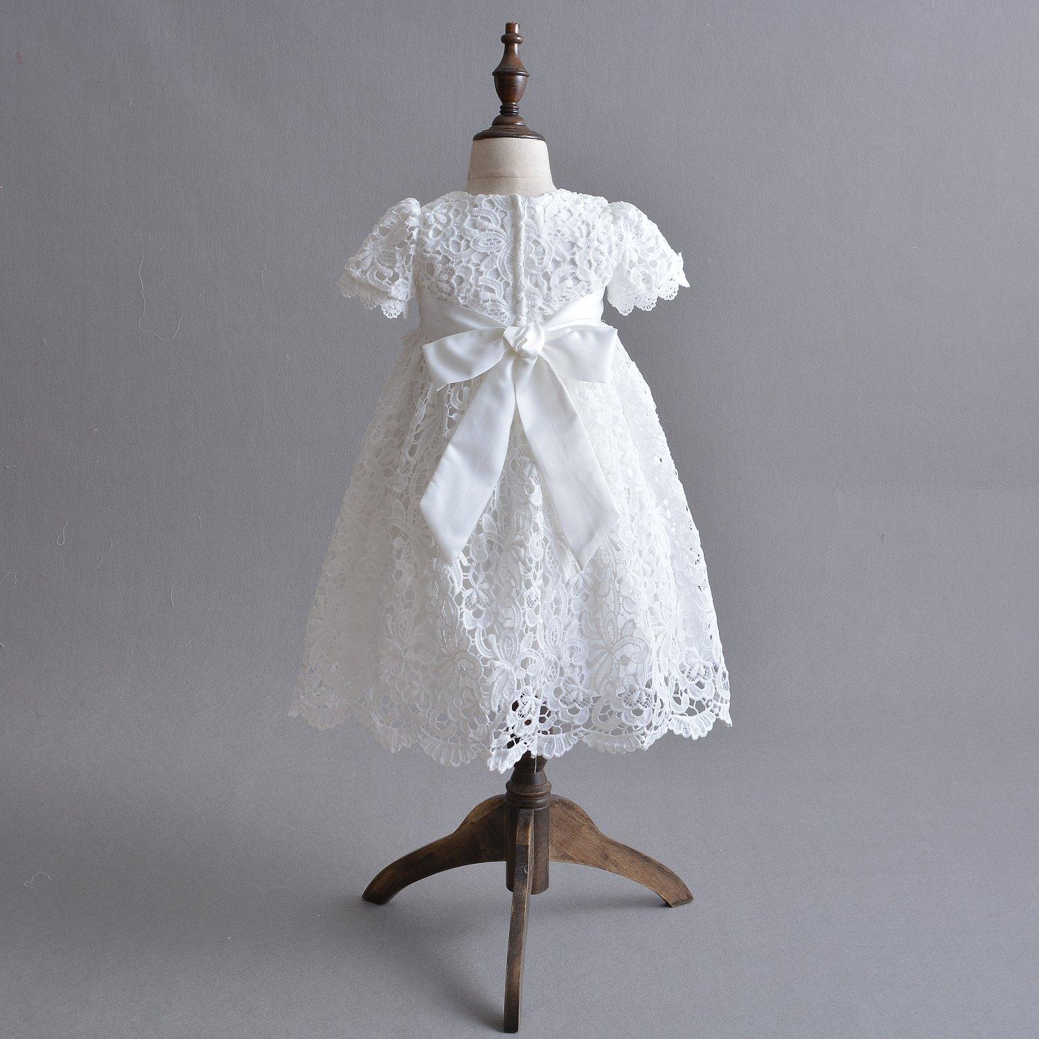 Cinda Lace Christening Gown with Bonnet | Debenhams