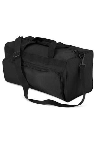 Quadra Black Duffle Holdall Travel Bag (34 Litres)