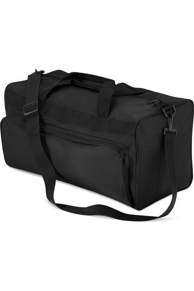 Quadra Black Duffle Holdall Travel Bag (34 Litres)