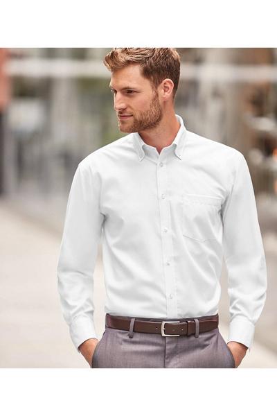 Russell White Collection Long Sleeve Ultimate Non-Iron Shirt