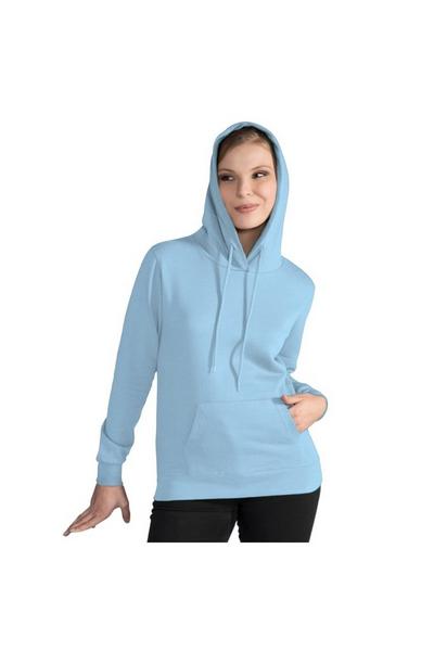 SG Blue Plain Hooded Sweatshirt Top Hoodie